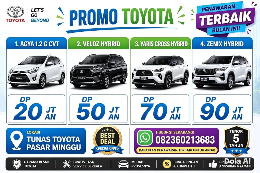 Banner promo mobil Toyota 0